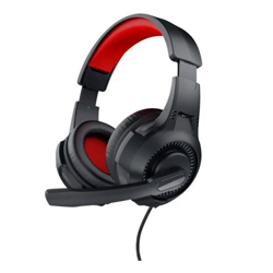 Auriculares Gaming con Micrófono Trust Gaming 24785/ Jack 3.5/ Rojos y Negros